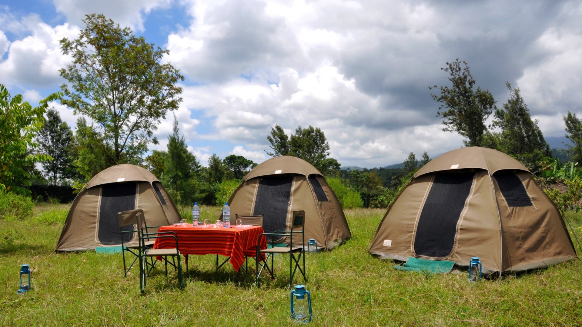 Campingsafari Zelte Tansania